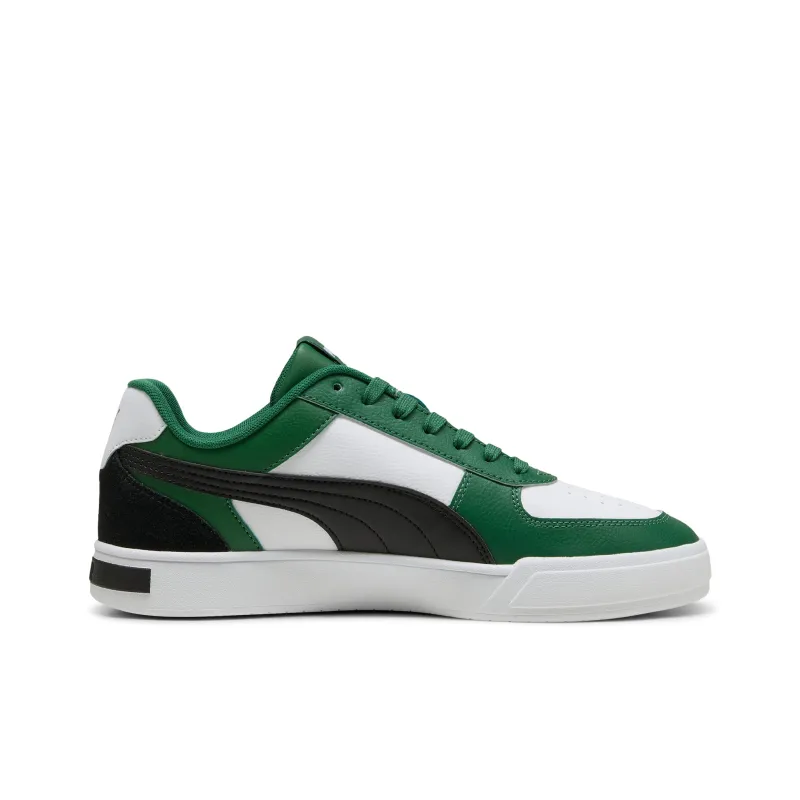 PUMA Caven Non slip Lightweight Low Top Skateboard Shoes Unisex Dark Green-1