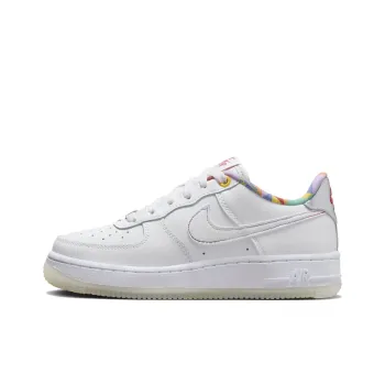Nike Air Force 1 Low LV8 White Playful Print GS