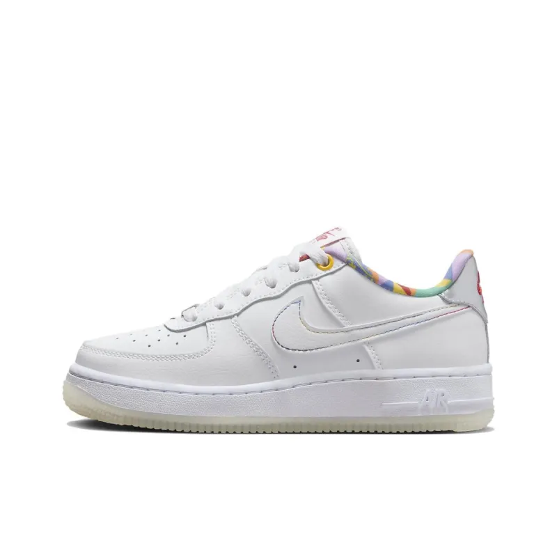 Nike Air Force 1 Low LV8 White Playful Print GS-0