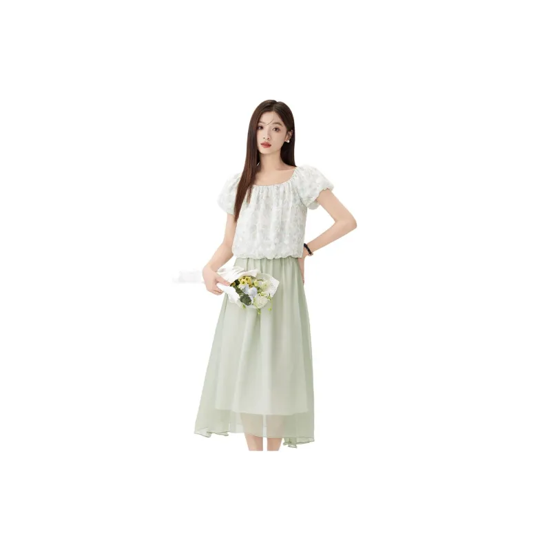 HUASJ Two Piece Skirt Sets Women's-1