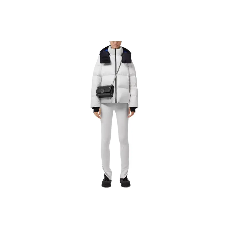 Burberry Detachable Hood Puffer Jacket 'Optic White'-2