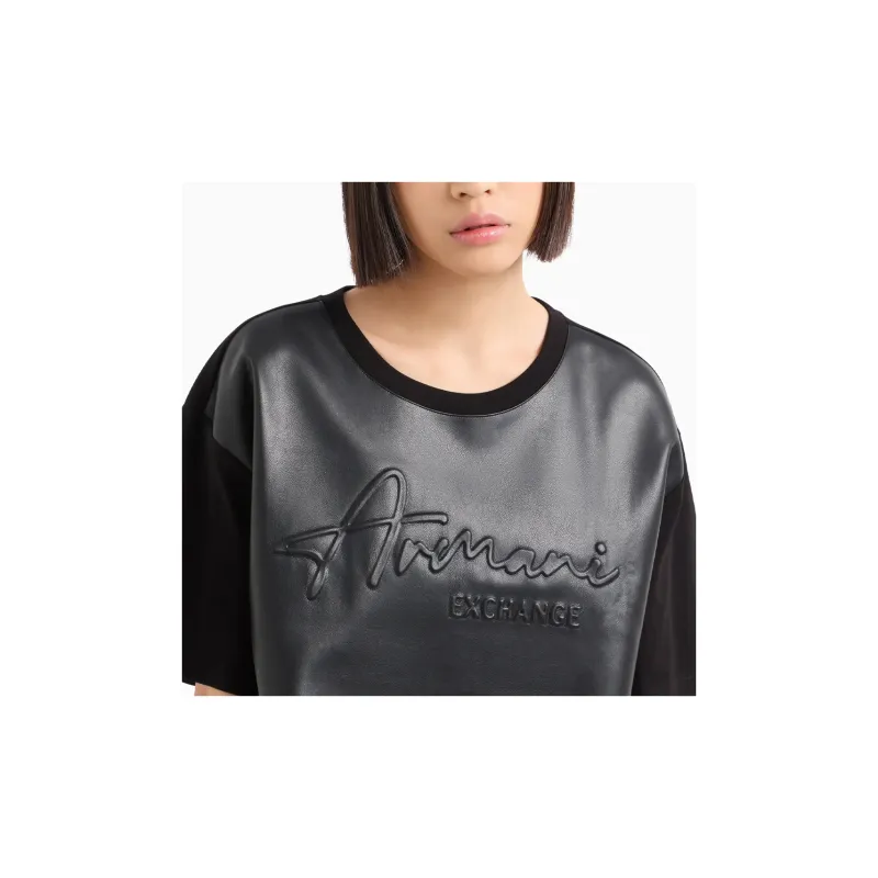 ARMANI EXCHANGEAE T Shirt Women's Black-4