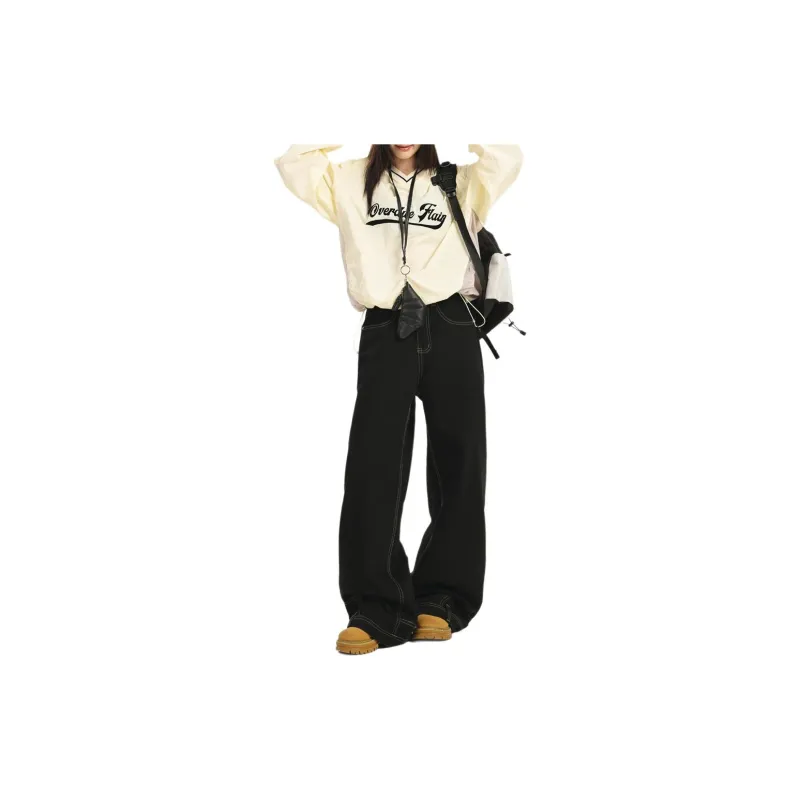 ZNZX Jeans Women's Black-1