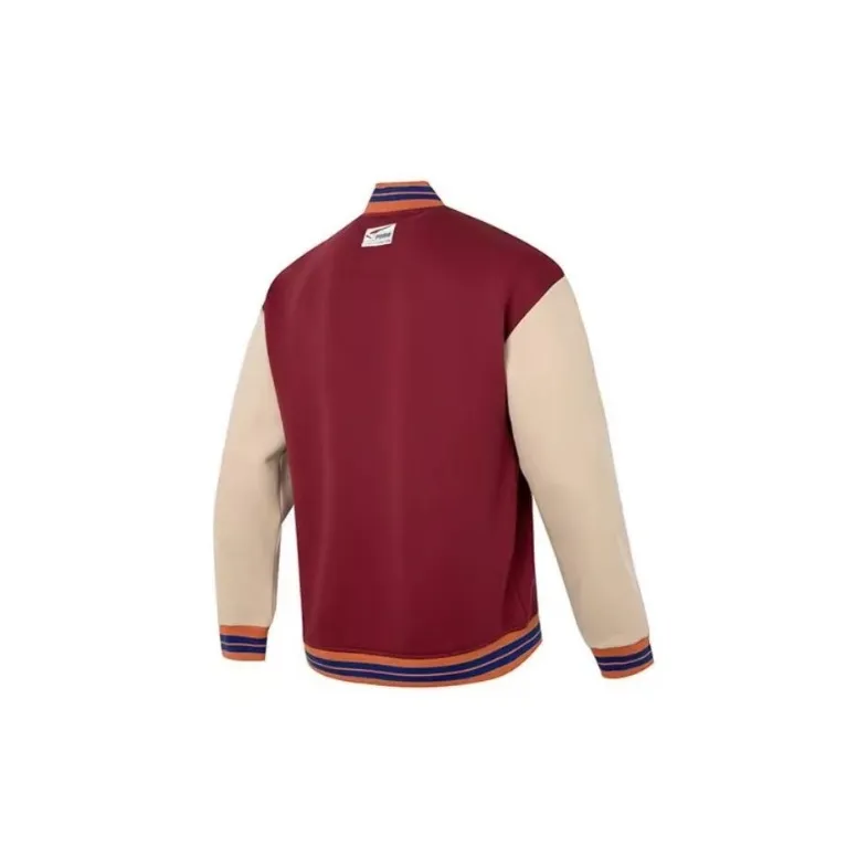 PUMA Baseball Jacket Women's Burgundy-2