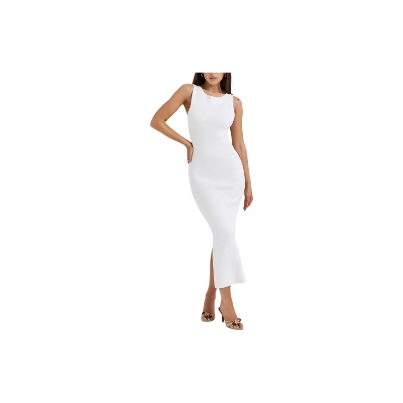 HOUSE OF CB NOLI Sleeveless Dress Women's WHITE/White-2