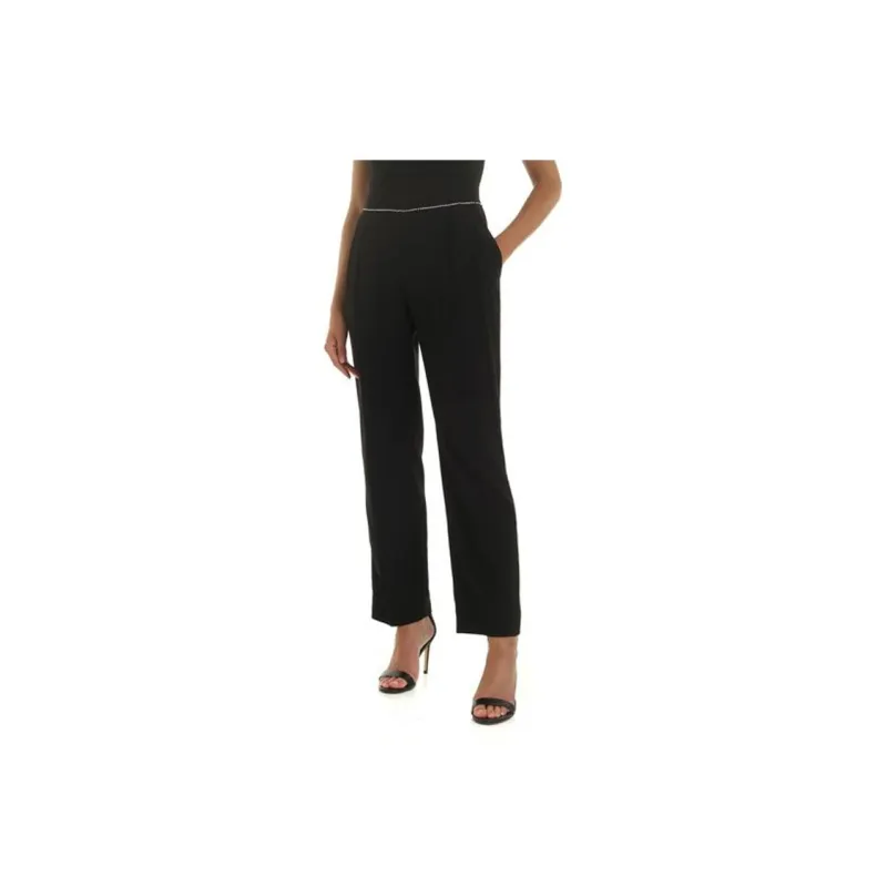 MSGM Embellished Trim Tailored Trousers-2