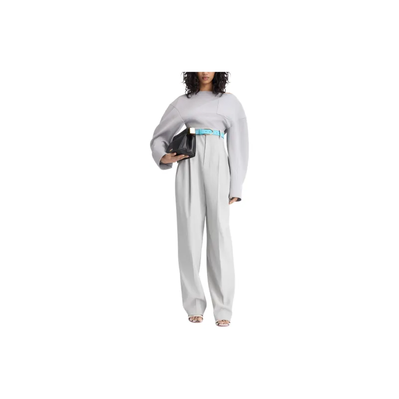 Jacquemus Casaco Cropped Tee 'Light Grey'-2