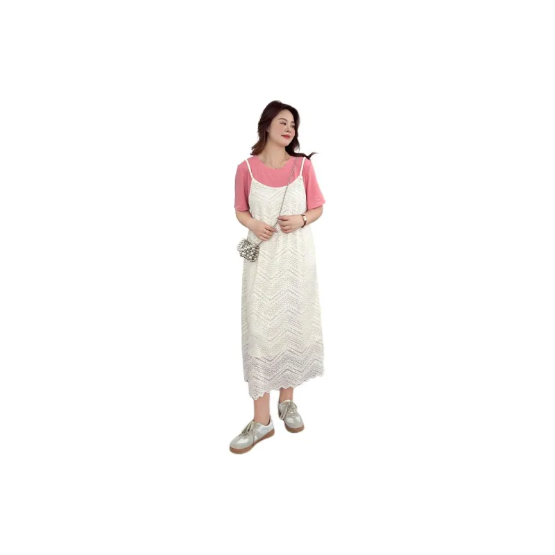 DAMABAIFENBAI Short Sleeved Dress Women's-2