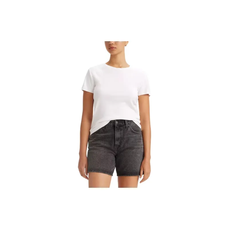 Levis T Shirts Women's White-2
