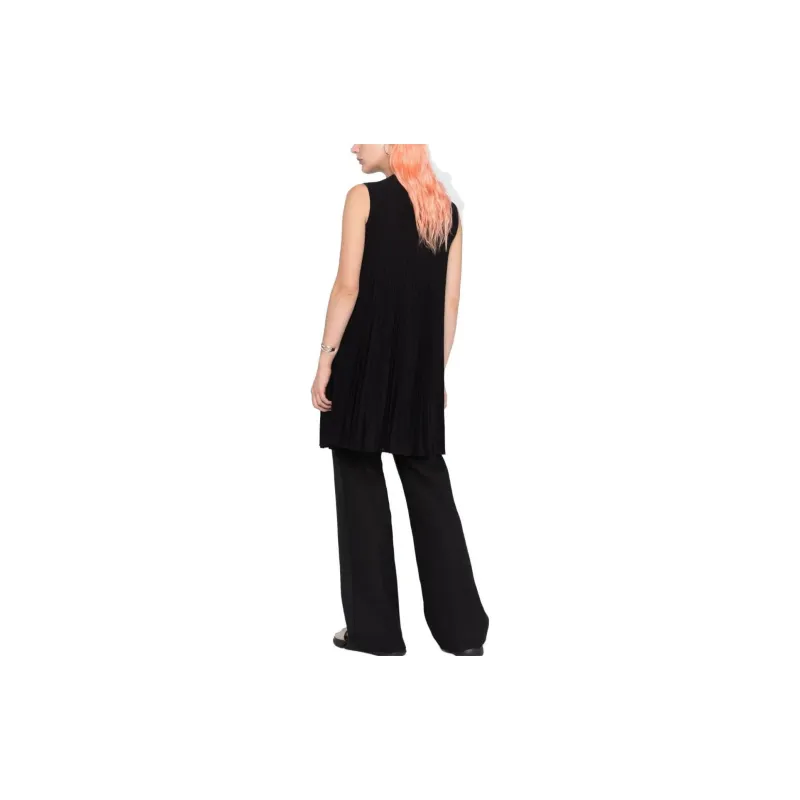 Ferragamo Sleeveless Dresses Women's Black-2