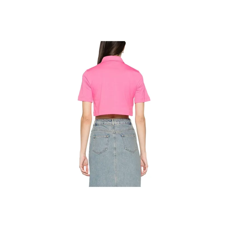 MOSCHINO SS24 Polo Shirt Women's Pink-3