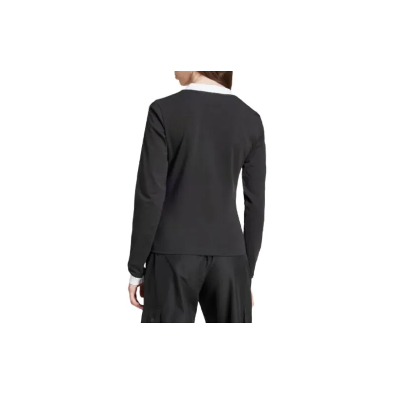 Adidas Originals Classics 3 Stripes Sweatshirt Women's Black-3