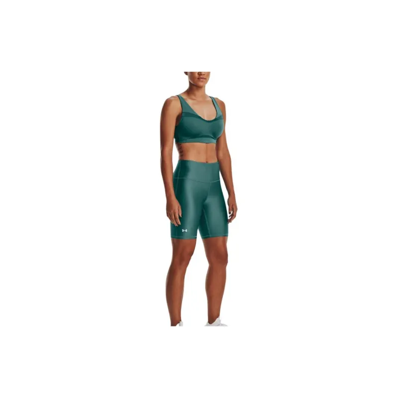 Under Armour HeatGear Yoga Shorts Women's Green-2