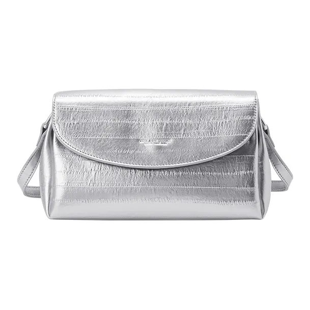 SEM/R PU Crossbody Bag Tubas Women's Red Tone/Smoky Gray Silver/Black-2