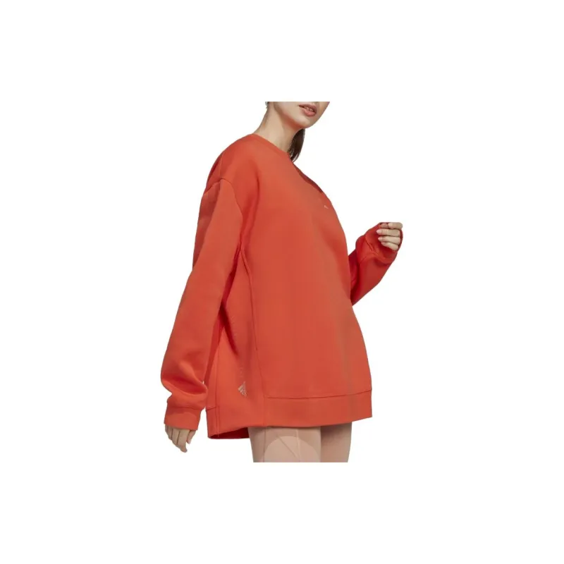Adidas Sweatshirt Women's Orange Red-3