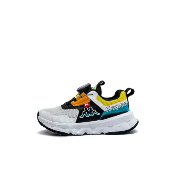 KAPPA KIDS Slip Resistant Breathable Lightweight Low Top Kids' Running Shoes White Black Kids'