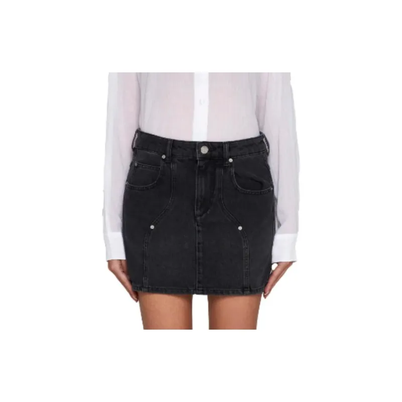 ISABEL MARANT ETOILE Denim Mini Skirt-2