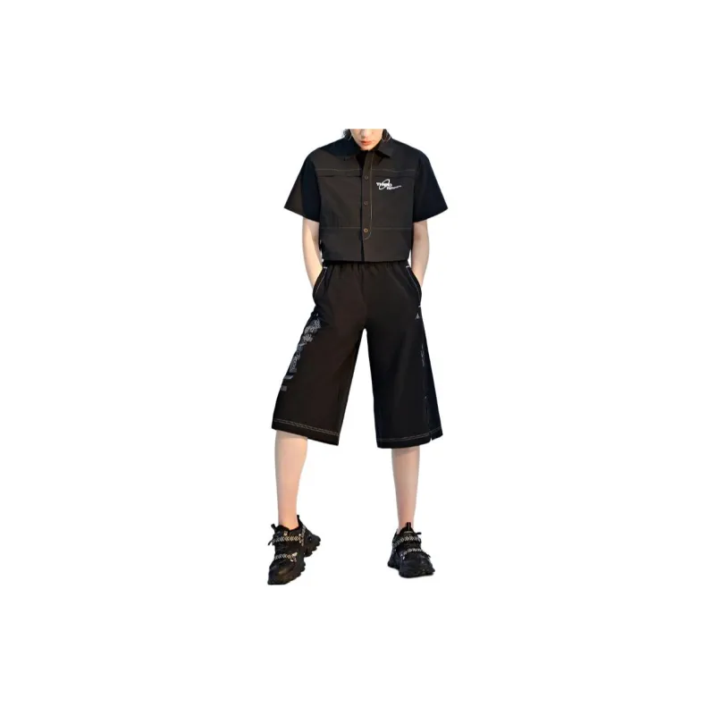 Kappa Casual Shorts Women's Black-2