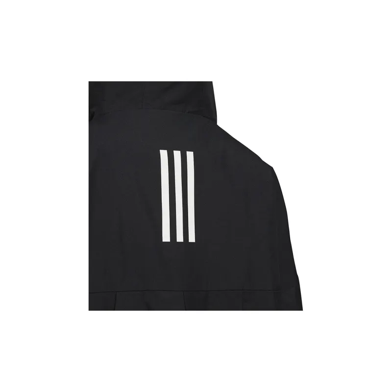 adidas Women'ss Zip-Up Hooded Jacket Black-3