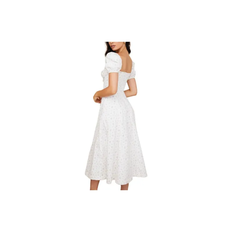 HOUSE OF CB Short Sleeved Dress Women's White-5