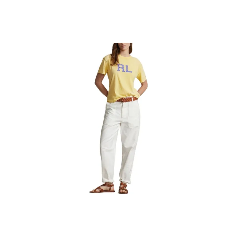 Polo Ralph Lauren SS24 T Shirt Women's Autumn Yellow-1