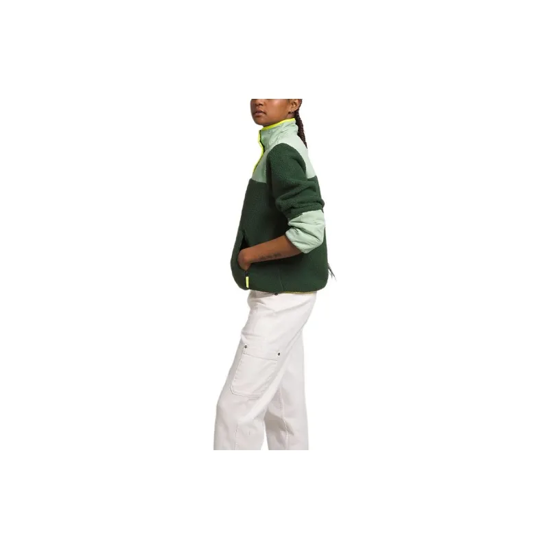 THE NORTH FACE Cragmont Velvet feel Coat Women's Green-4