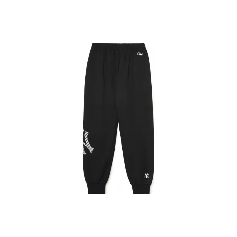 MLB New York Yankees Knitted Sweatpants Unisex Black-1