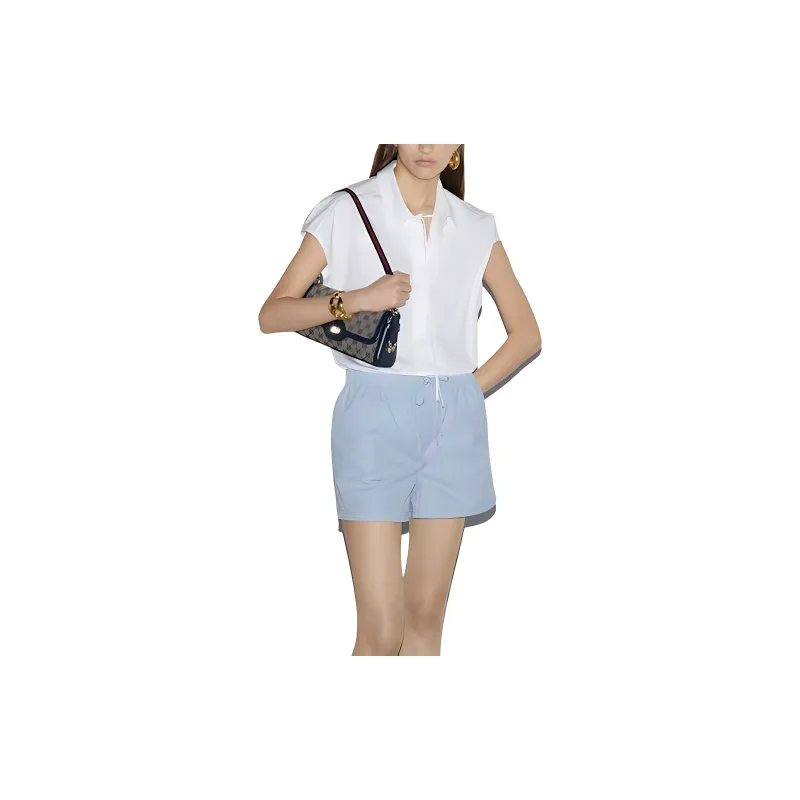 GUCCI Drawstring Poplin Shorts-2