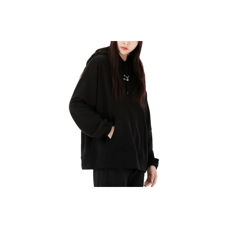 PUMA Sweatshirts Women's Black-4