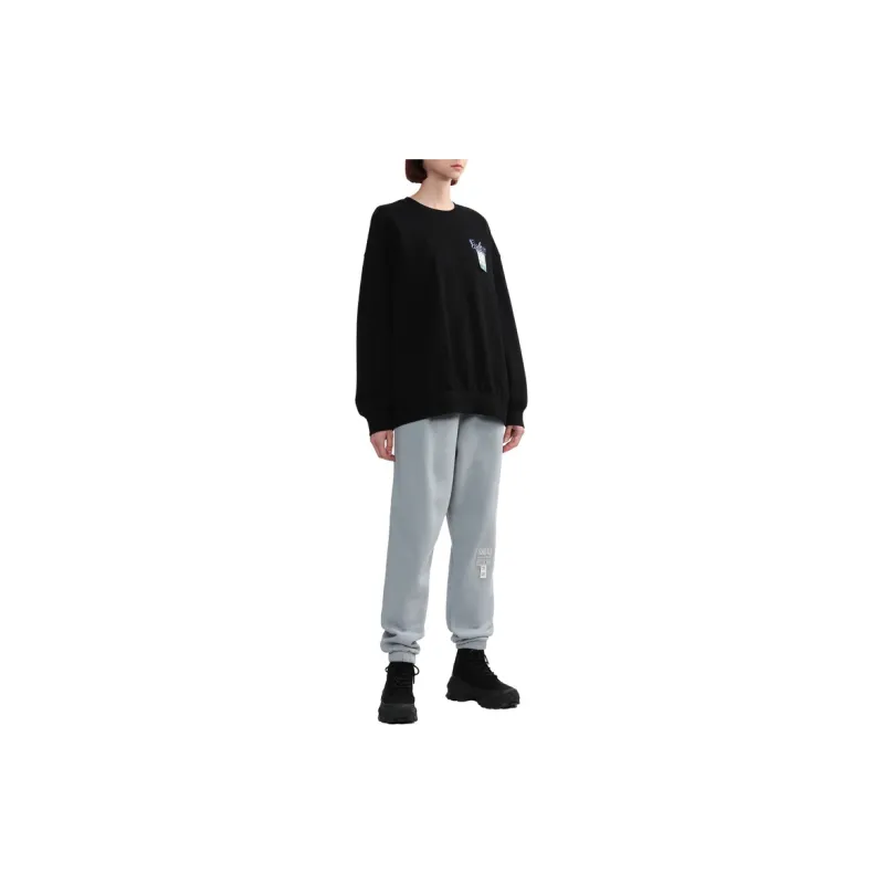 MUSIUM DIV Logo print Cotton Sweatshirt-4