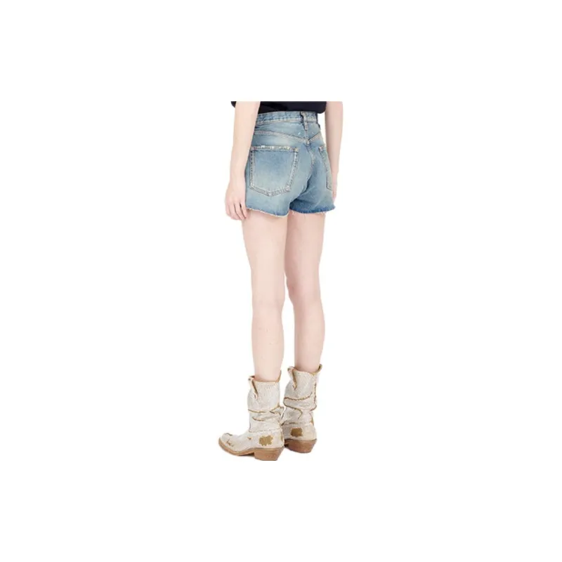 Maison Margiela Denim Shorts Women's Blue-3