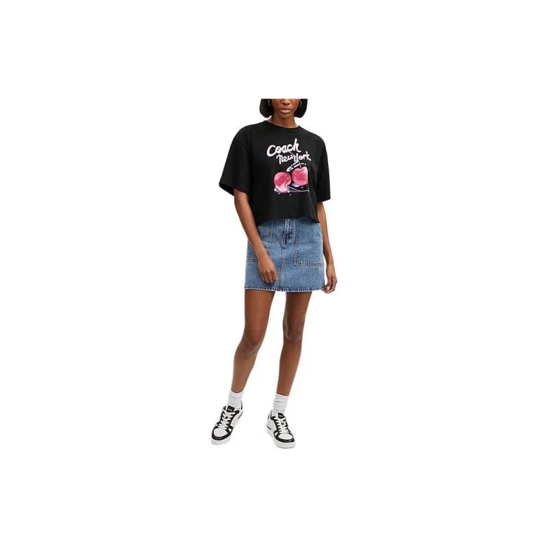 COACH T Shirts Women's Black-1
