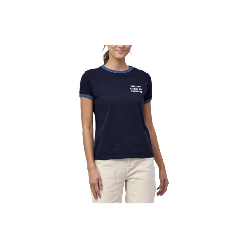 Patagonia Cta Ringer Responsibili Tee T Shirt Women's-4