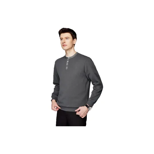 FIRS Sweatshirts Men Neutral Gray