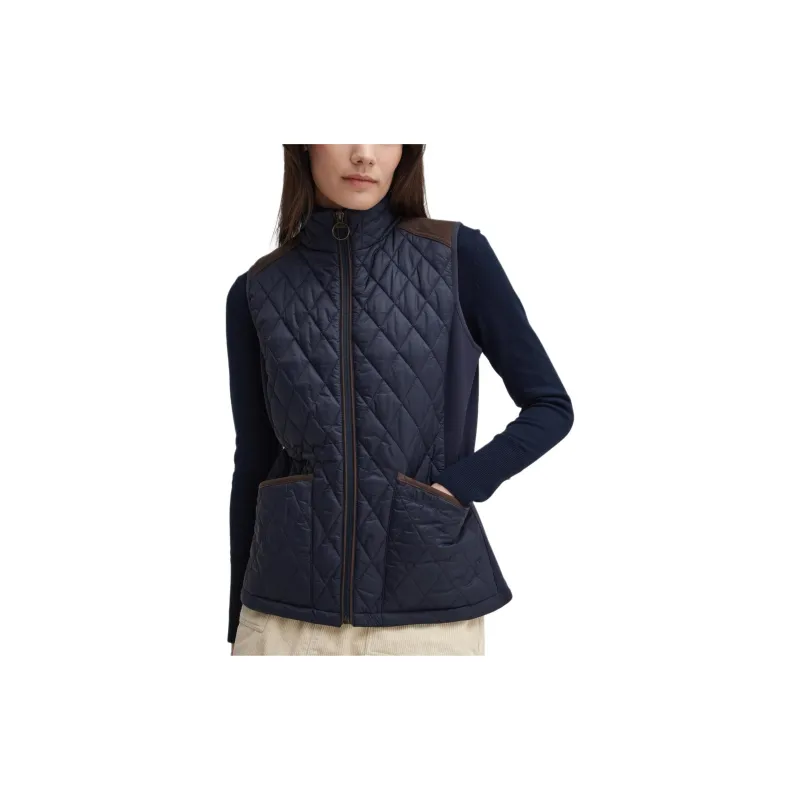 BARBOUR SS24 Puffer Jacket Women's Marine Blue-2
