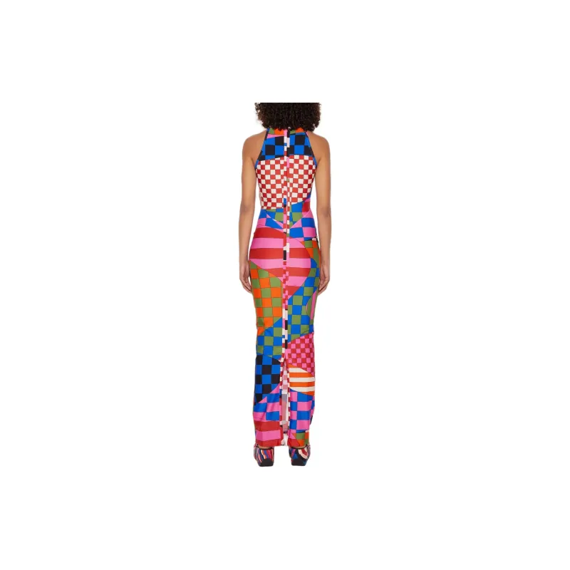 EMILIO PUCCI Giardino print Long Dress-2