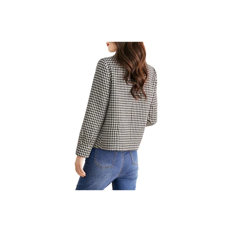 Still Quiet Business Suit Women's Houndstooth-7