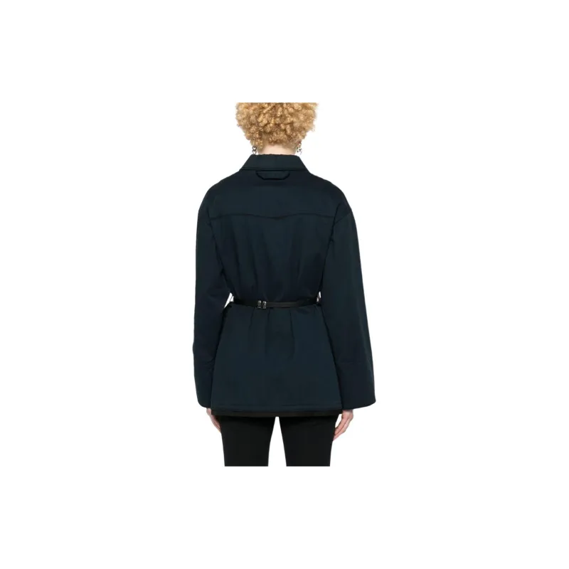 Dorothee Schumacher Belted Cotton Shirt Jacket-2