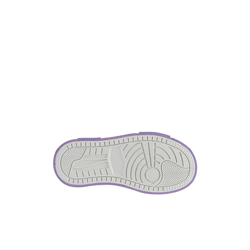 KAPPA KIDS Anti Slip Wear Resistant Low Top Kids' Skateboarding Shoes Beige White Purple Kids'-4