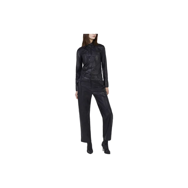 Stella McCartney Long Sleeved Leather Shirt-1