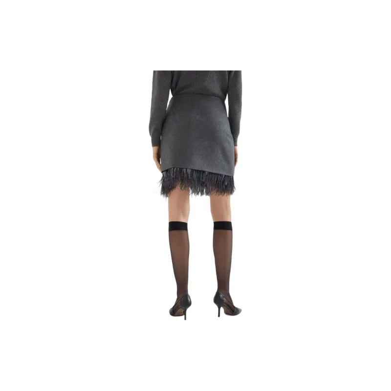 Brunello Cucinelli Couture Zipped Mini Skirt-2