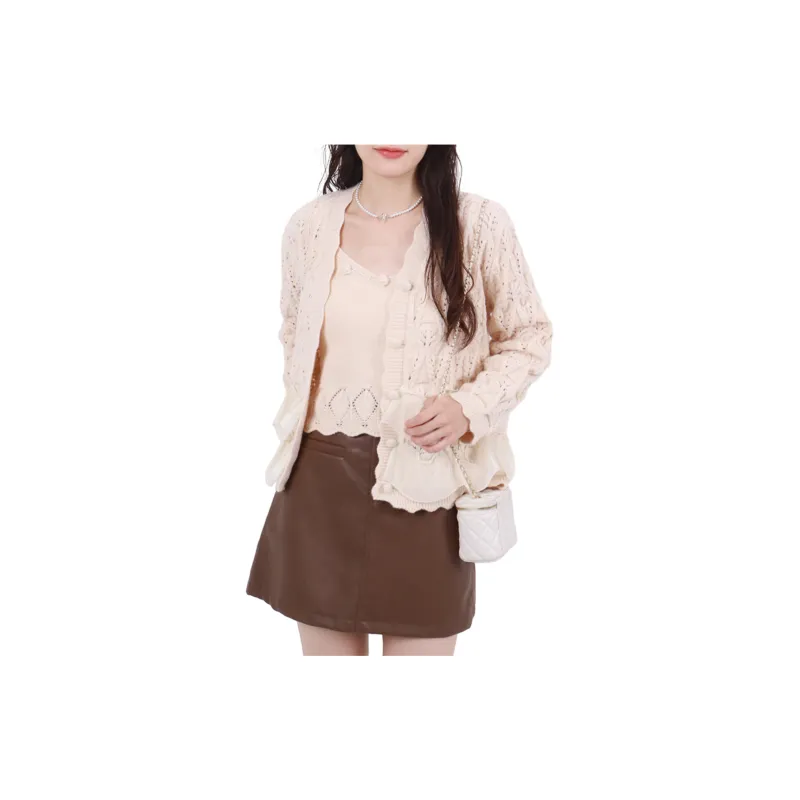 Gelatin Huayi Casual Suit Women's Khaki-1