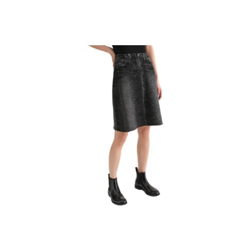 KARL LAGERFELD Casual Long Skirt Women's Black-4