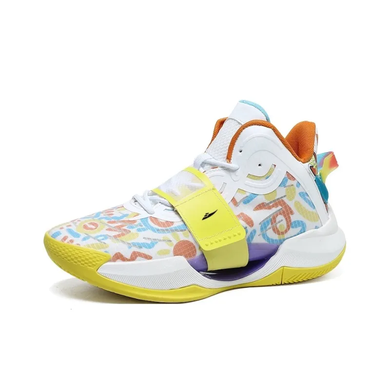 Kuding Cushioning Wear-Resistant High-Top Basketball Shoes Unisex-1
