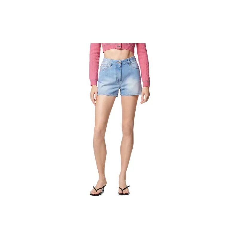 VERSACE Butterflies Denim Shorts-1