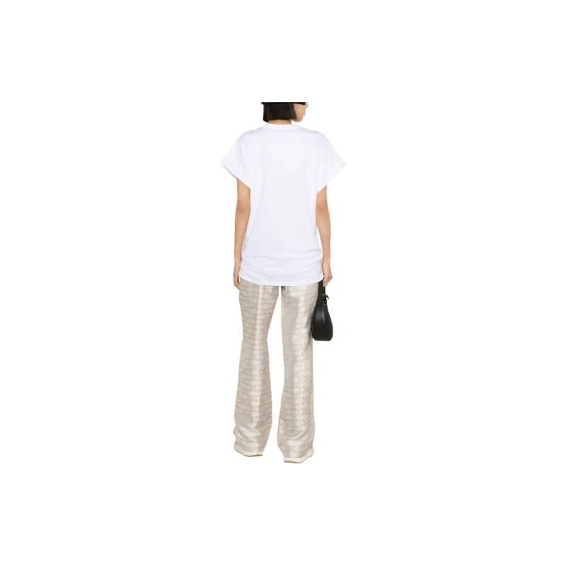 PINKO Logo Printed Crewneck T Shirt-2