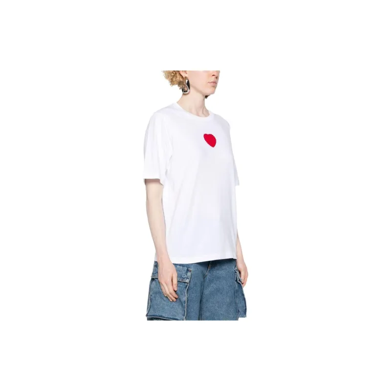 DSQUARED2 Heart patch Cotton T shirt-3