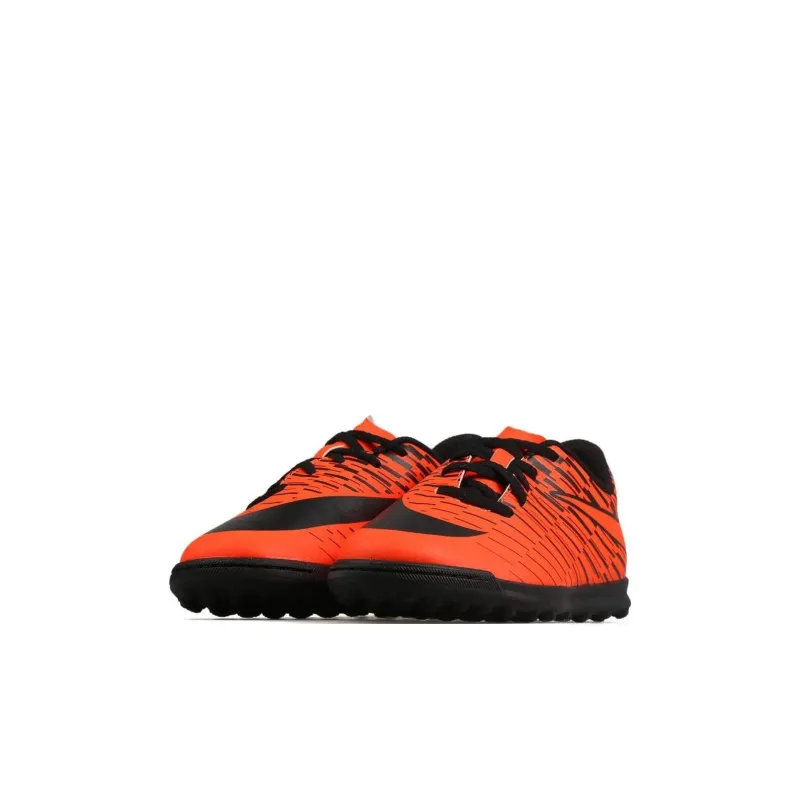Nike Bravata 2 TF Slip-Resistant Cushioning Low-Top Soccer Shoes Orange Black Kids'-2