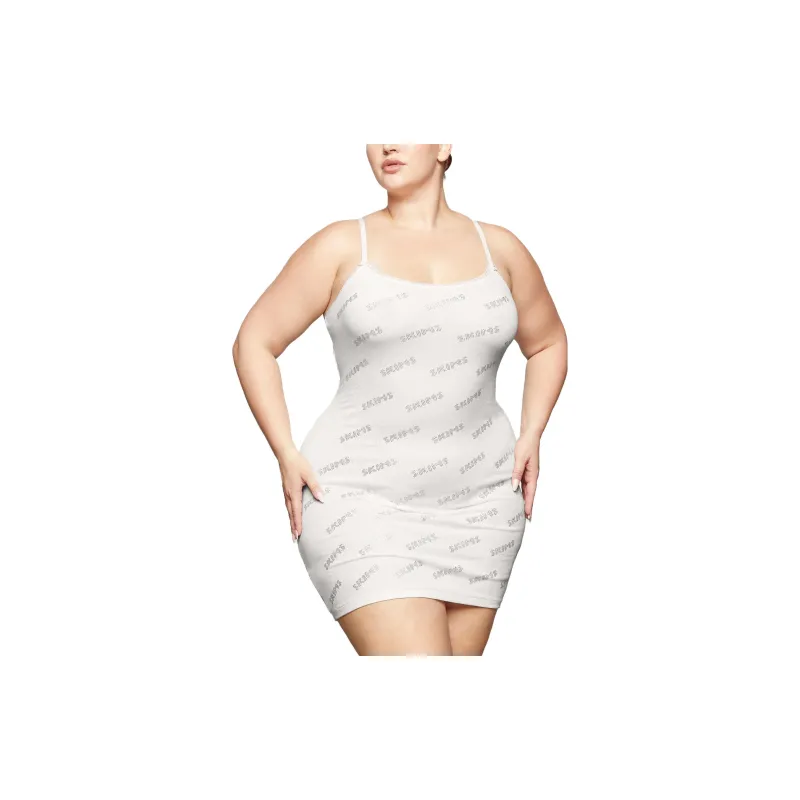 Skims Slip Dresses Women's White-1