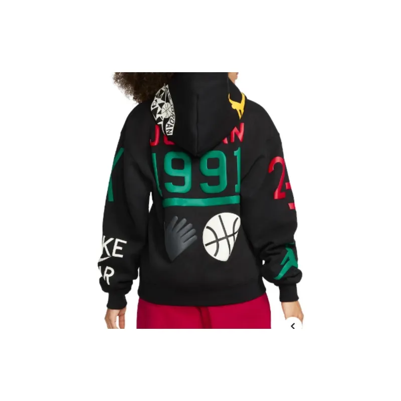 JORDAN X Nina Chanel Abney Hoodie Black-4